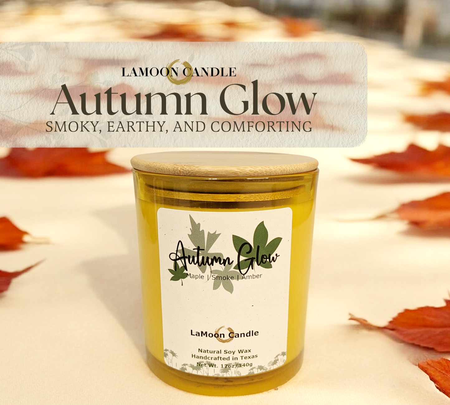 Autumn Glow - Large Soy Wax Candle