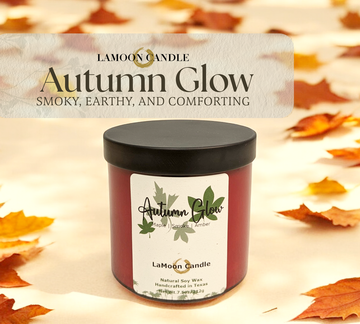 Autumn Glow - Medium Soy Wax Candle