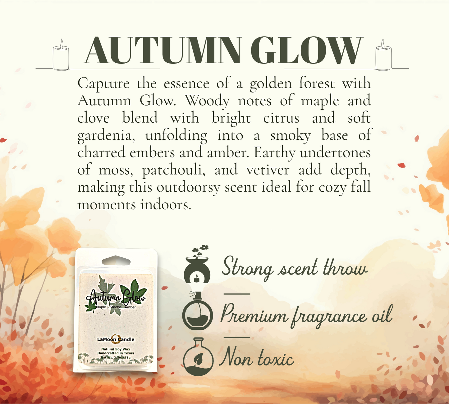 Autumn Glow - Scented Wax Melts