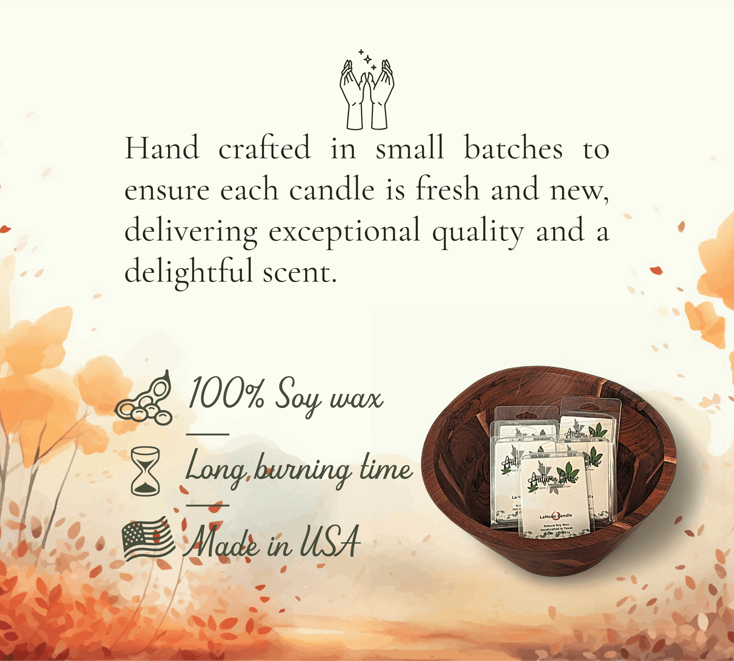 Autumn Glow - Scented Wax Melts - LaMoon Candle