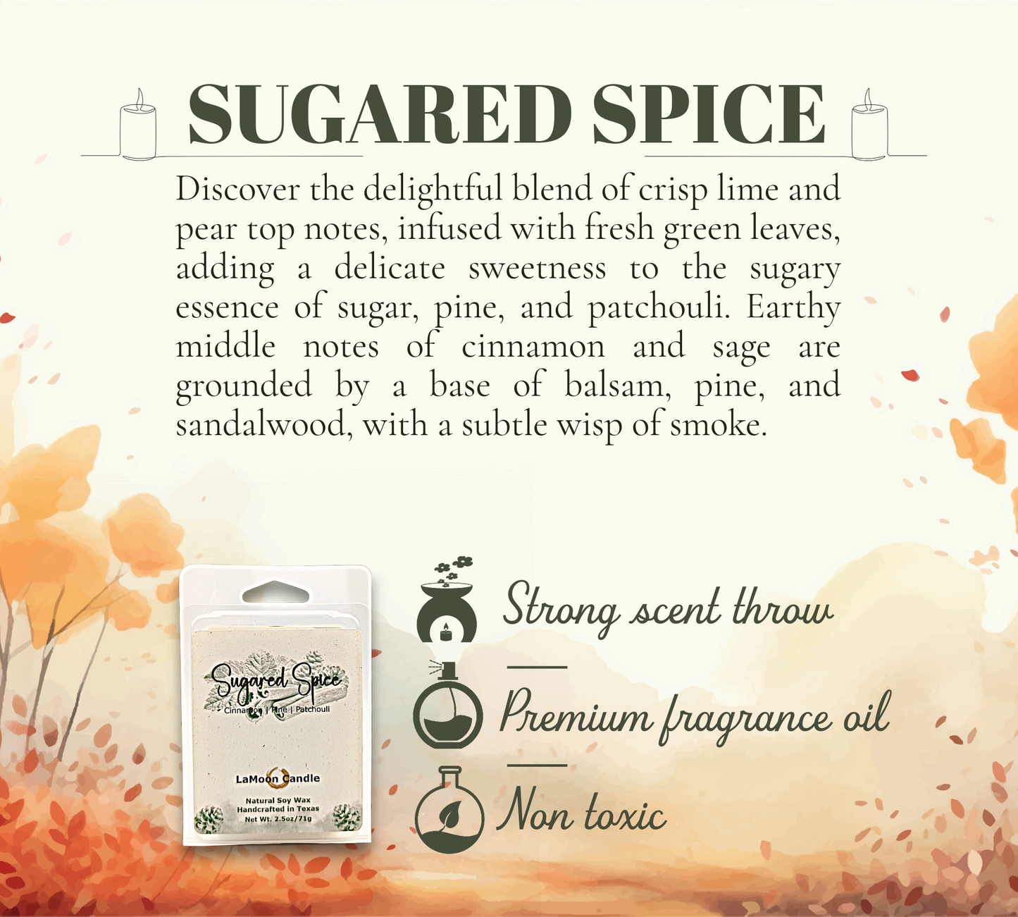 Sugared Spice - Scented Wax Melts