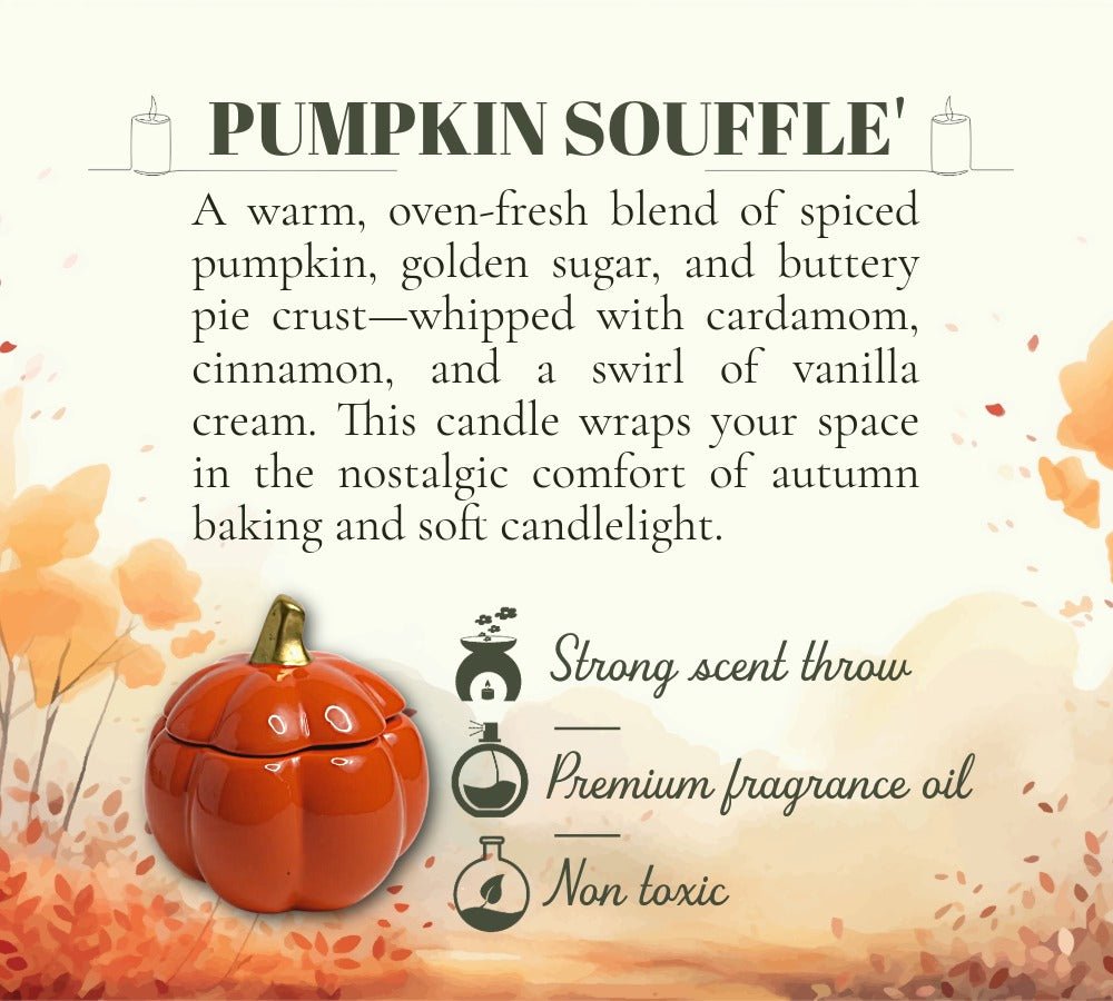 Pumpkin Souffle' - Pumpkin Soy Wax Candle - LaMoon Candle