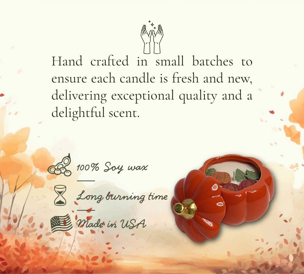 Pumpkin Souffle' - Pumpkin Soy Wax Candle - LaMoon Candle