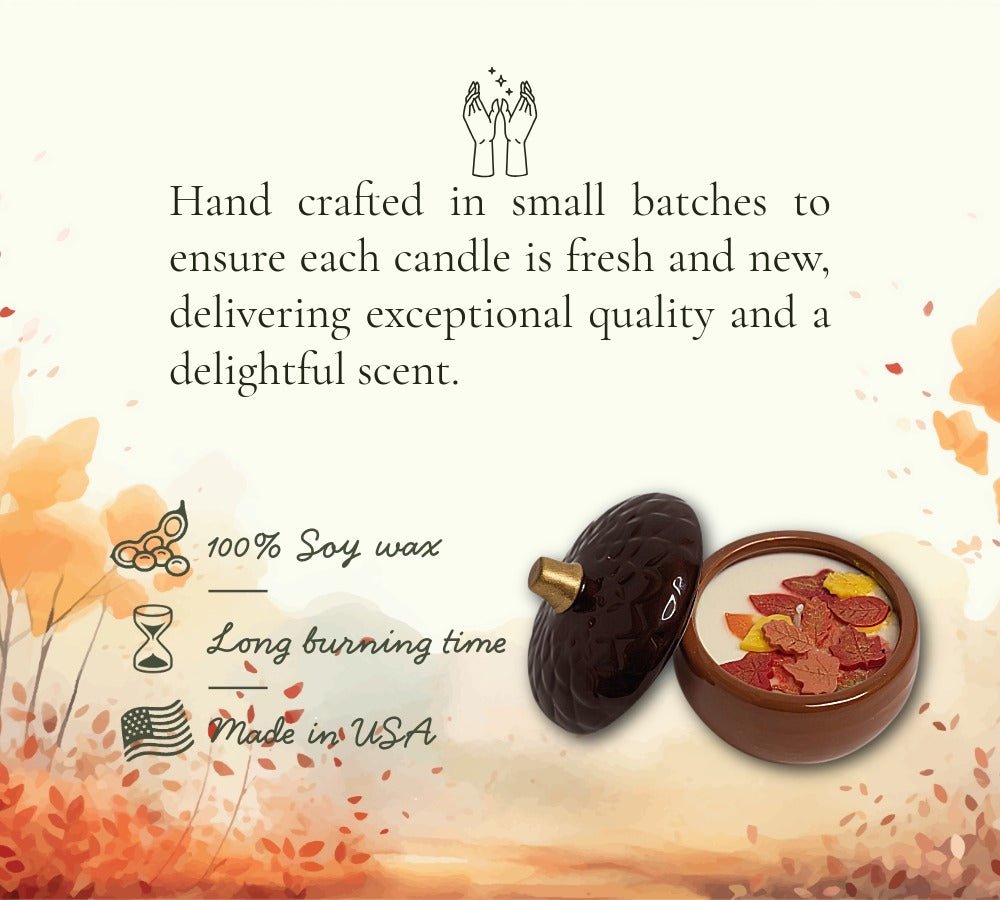 Sugared Spice - Acorn Soy Wax Candle - LaMoon Candle