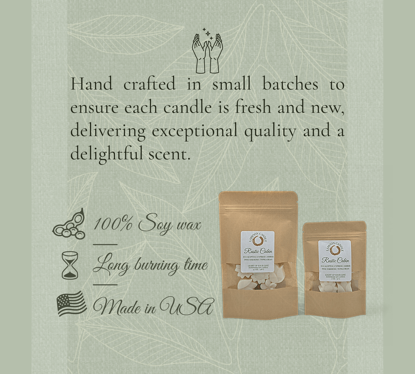 Rustic Cabin - Floral Wax Melts - LaMoon Candle