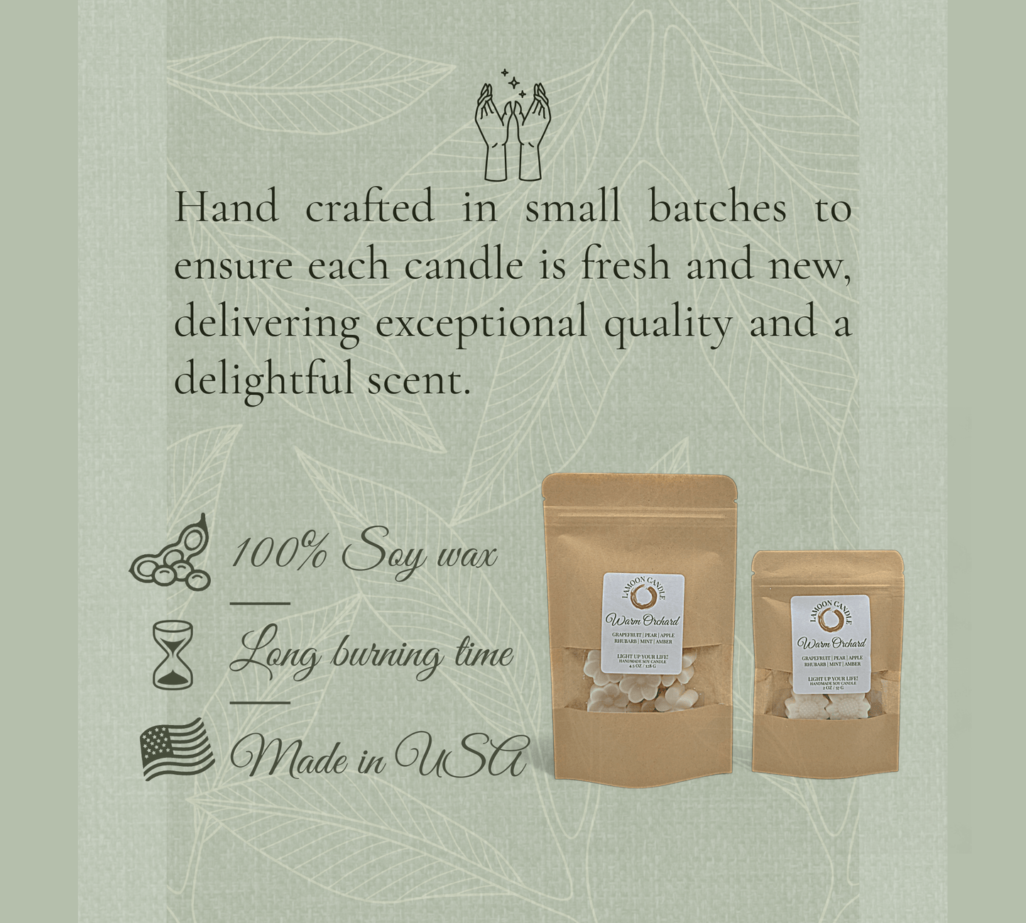 Warm Orchard - Floral Wax Melts - LaMoon Candle