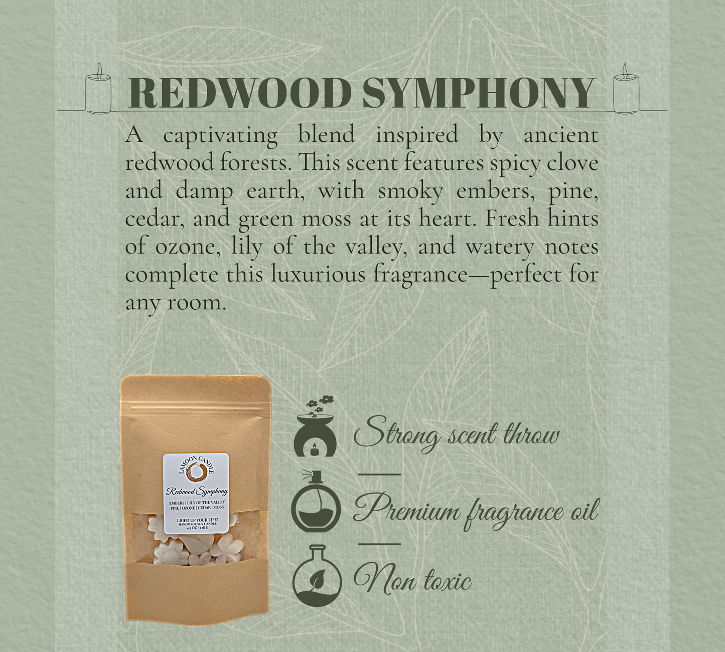Redwood Symphony - Floral Wax Melts