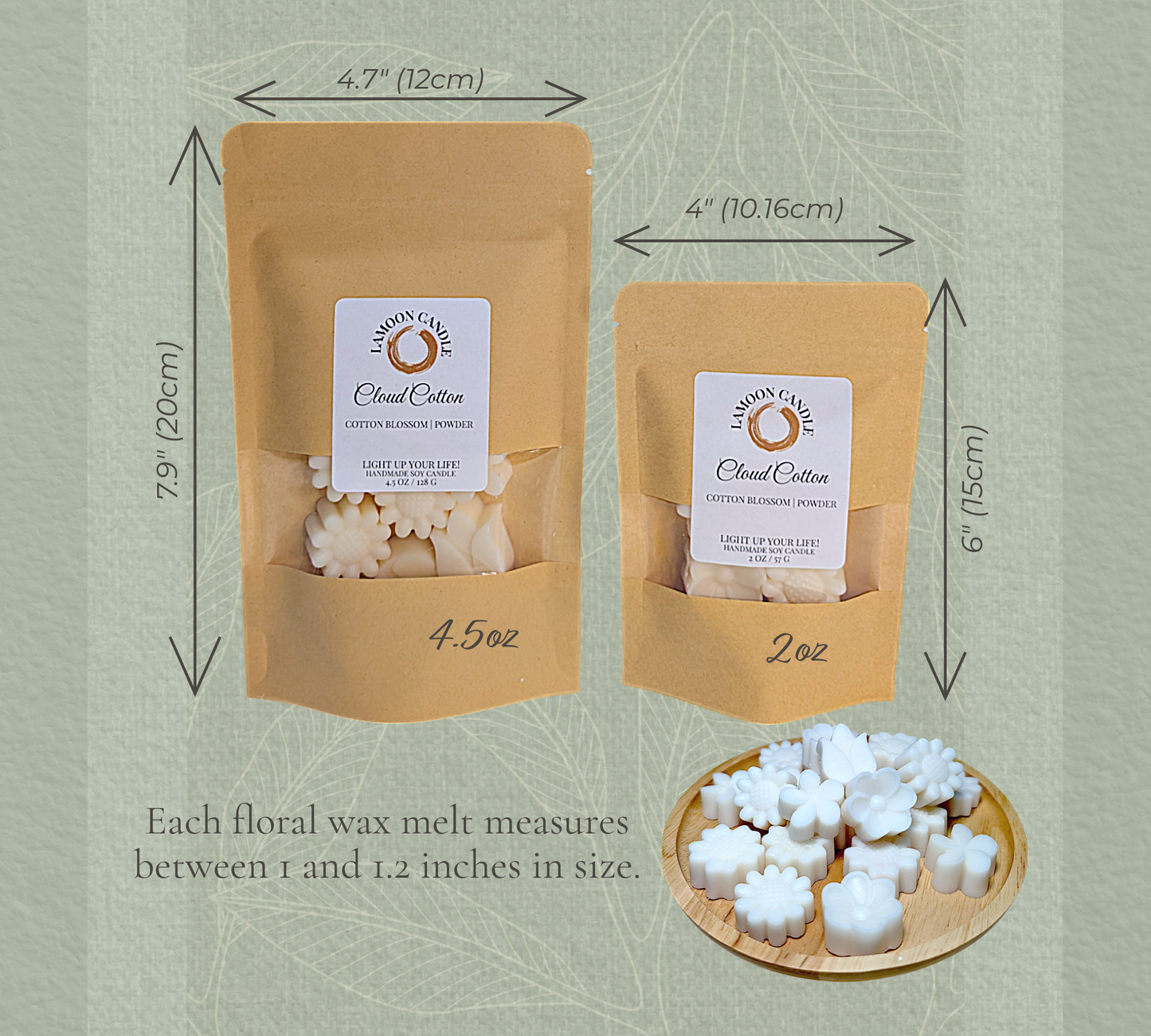 Cloud Cotton - Floral Wax Melts