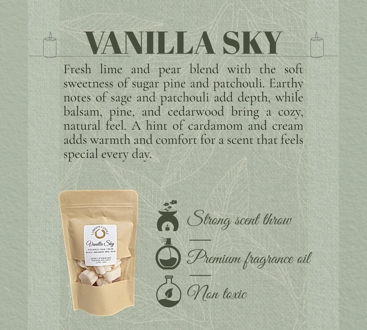 Vanilla Sky - Floral Wax Melts