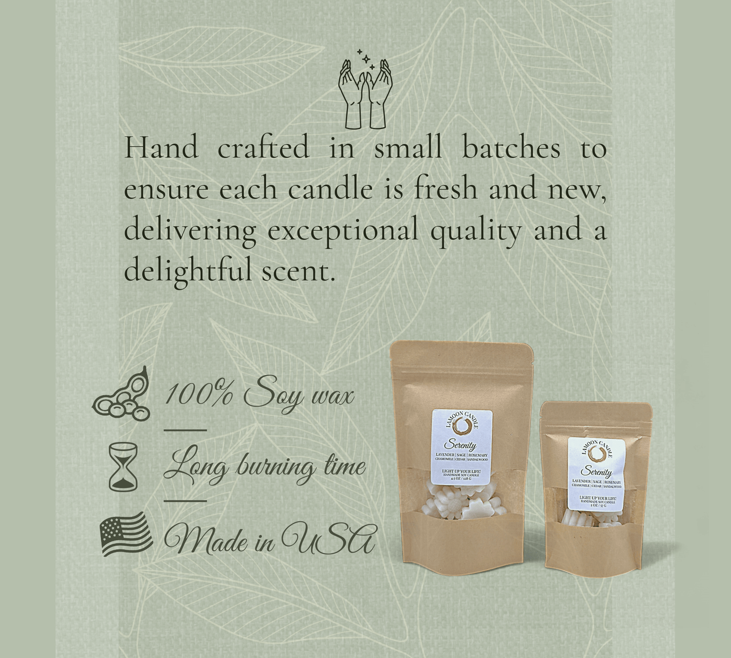 Serenity - Floral Wax Melts - LaMoon Candle