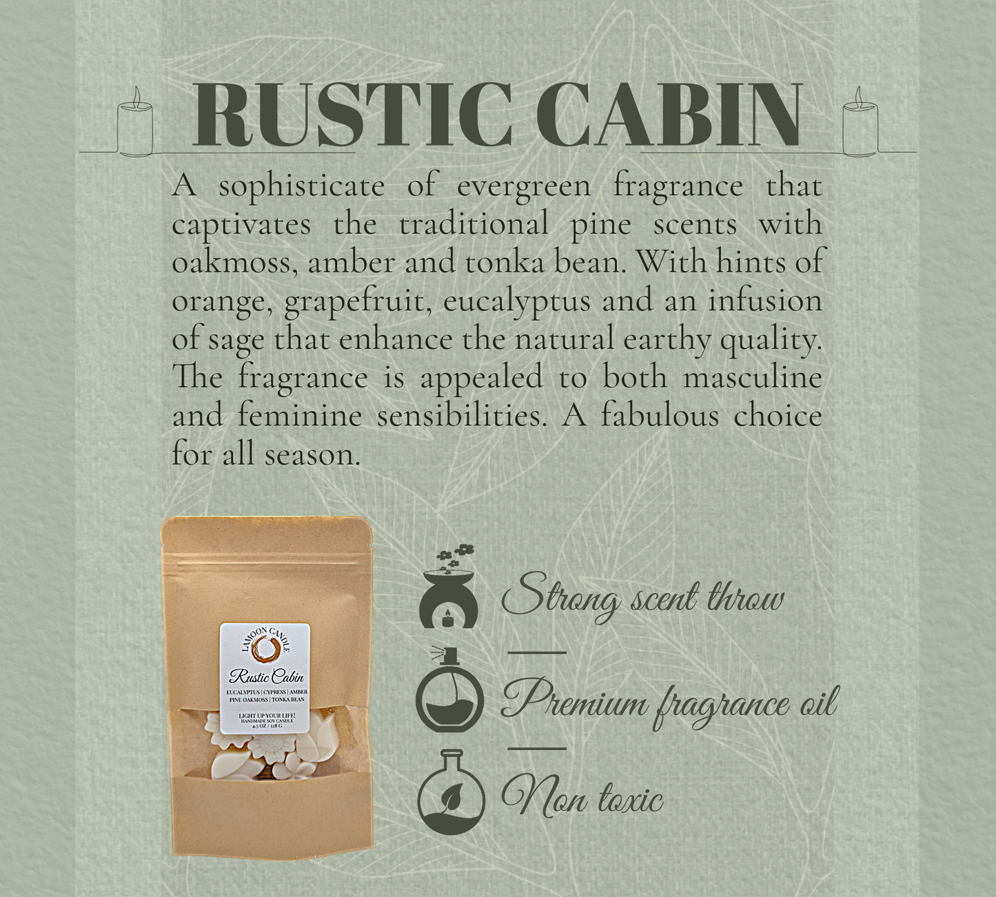 Rustic Cabin - Floral Wax Melts