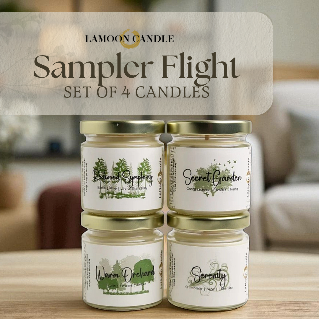 Sampler Flight - Mini Luminary Soy Wax Candle
