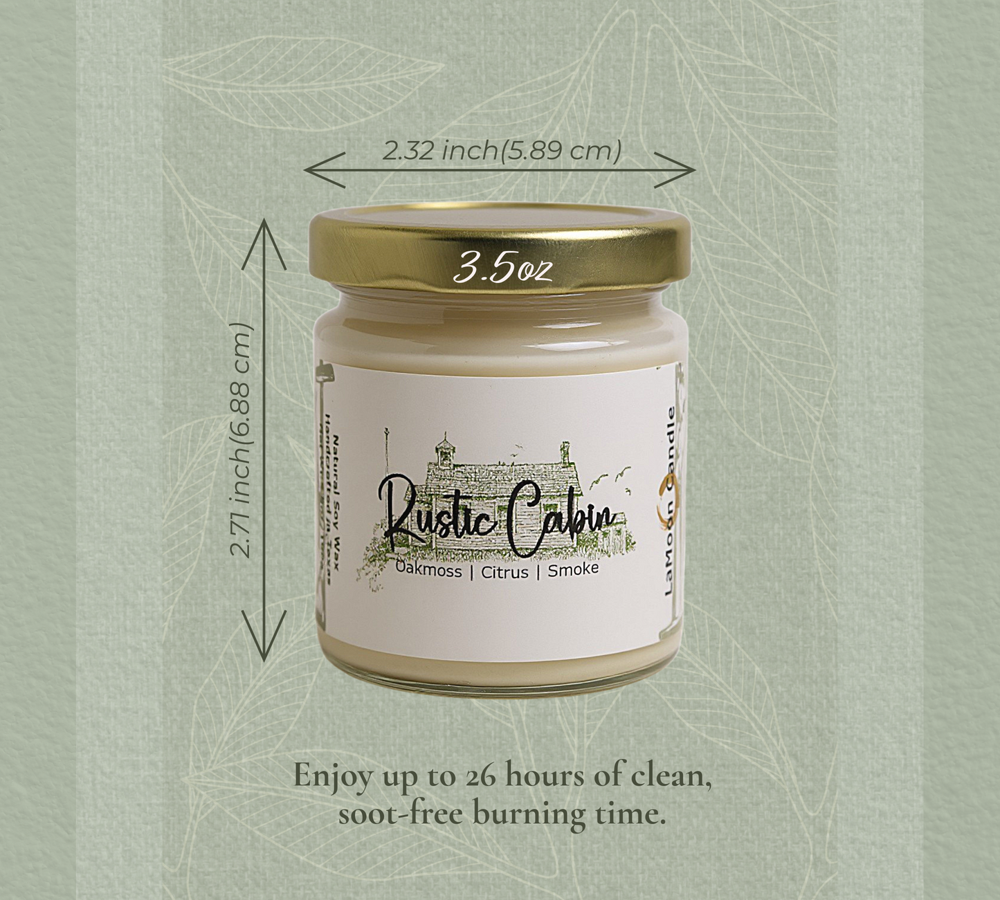 Rustic Cabin - Mini Luminary Soy Wax Candle