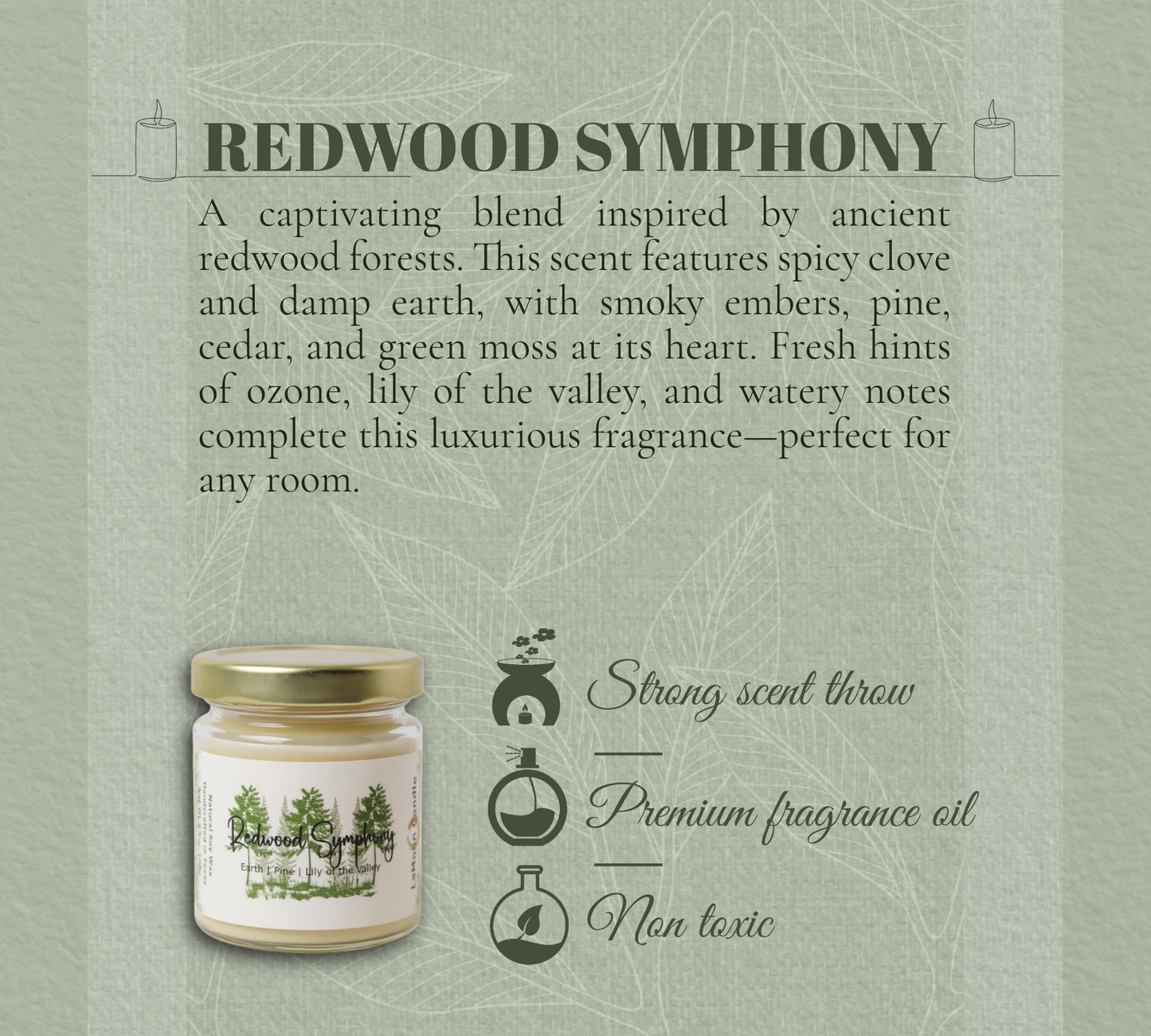 Redwood Symphony - Mini Luminary Soy Wax Candle