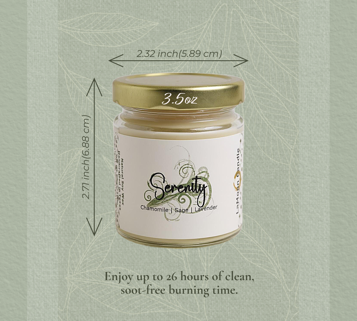 Serenity - Mini Luminary Soy Wax Candle