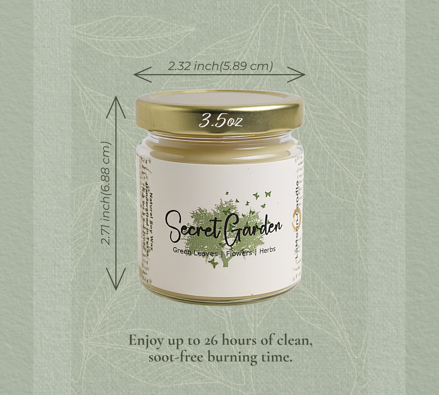 Secret Garden - Mini Luminary Soy Wax Candle