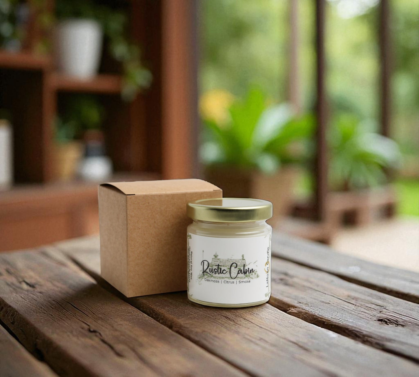 Rustic Cabin - Mini Luminary Soy Wax Candle
