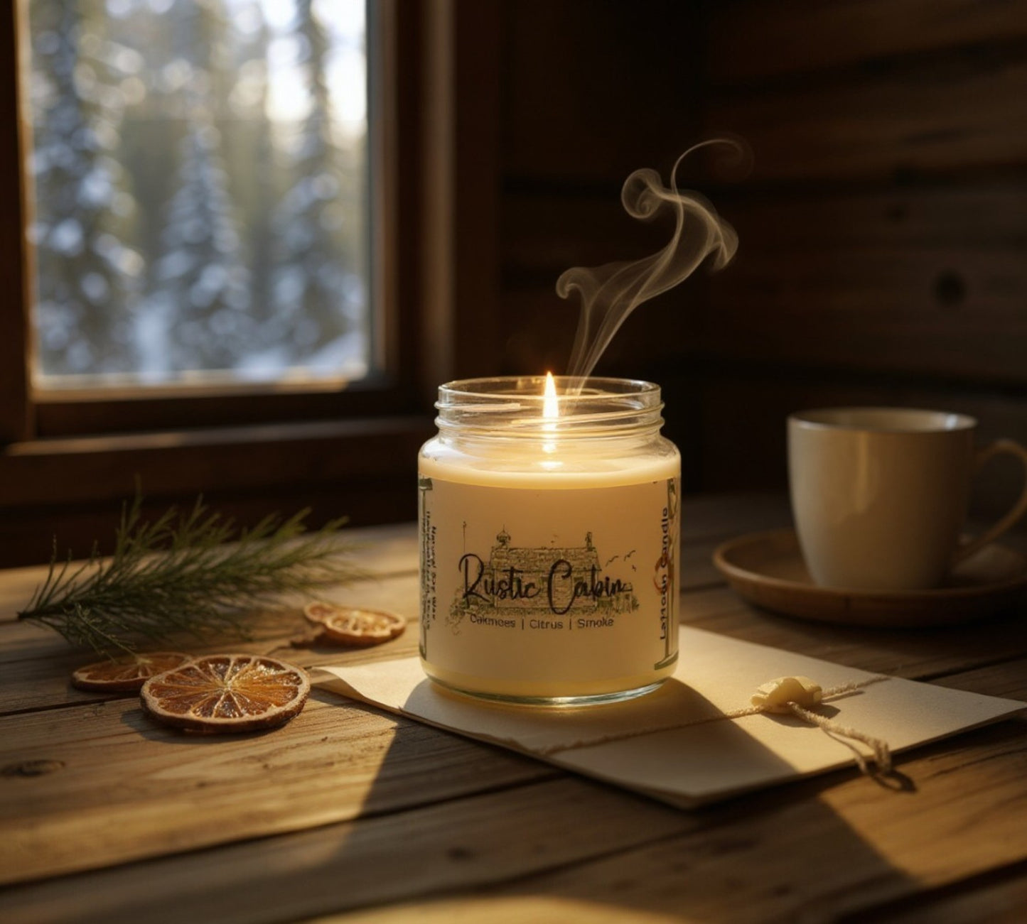 Rustic Cabin - Mini Luminary Soy Wax Candle