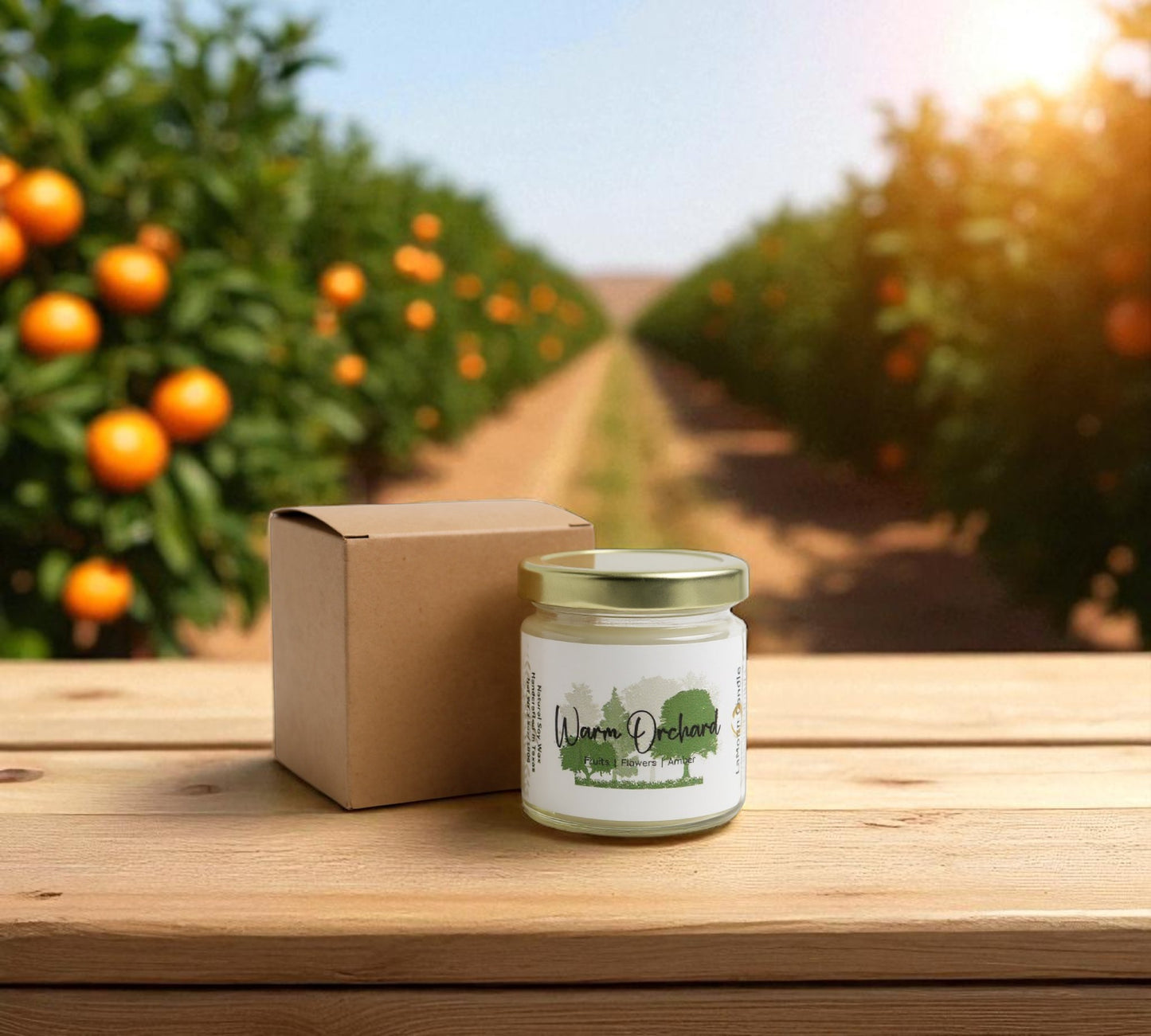 Warm Orchard - Mini Luminary Soy Wax Candle