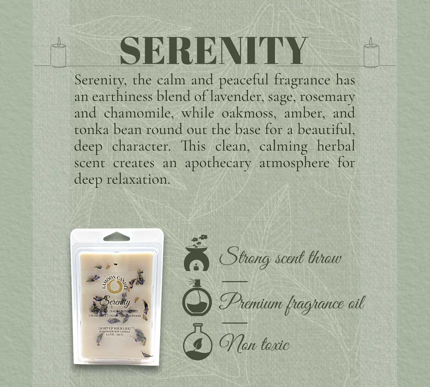 Serenity - Scented Wax Melts