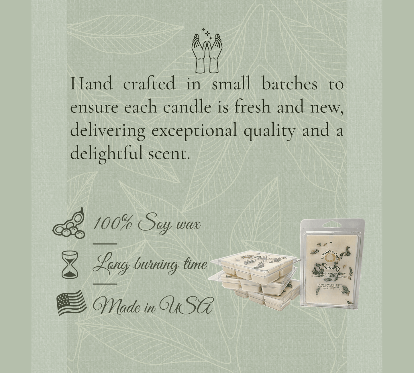 Serenity - Scented Wax Melts - LaMoon Candle