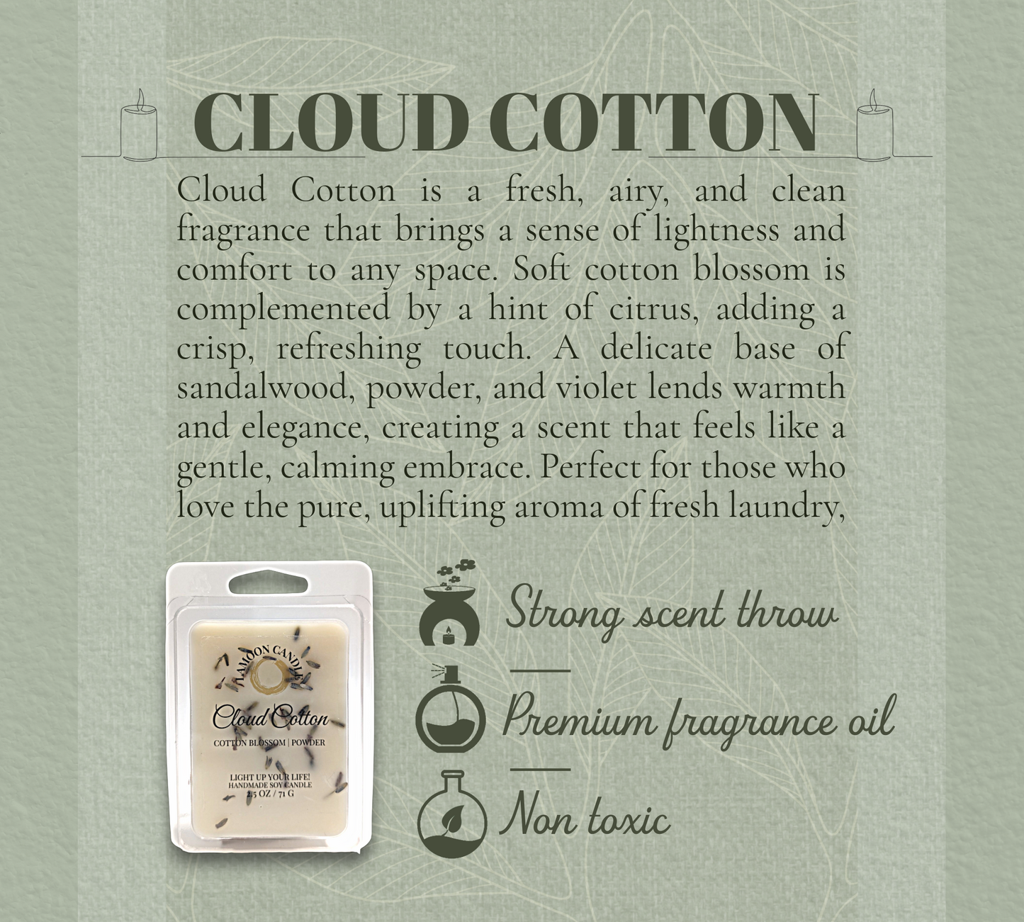 Cloud Cotton - Scented Wax Melts