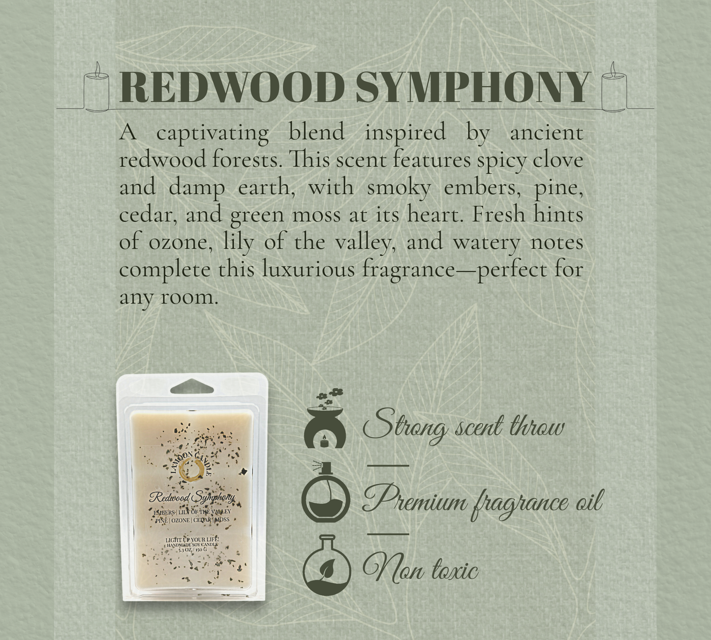 Redwood Symphony - Scented Wax Melts
