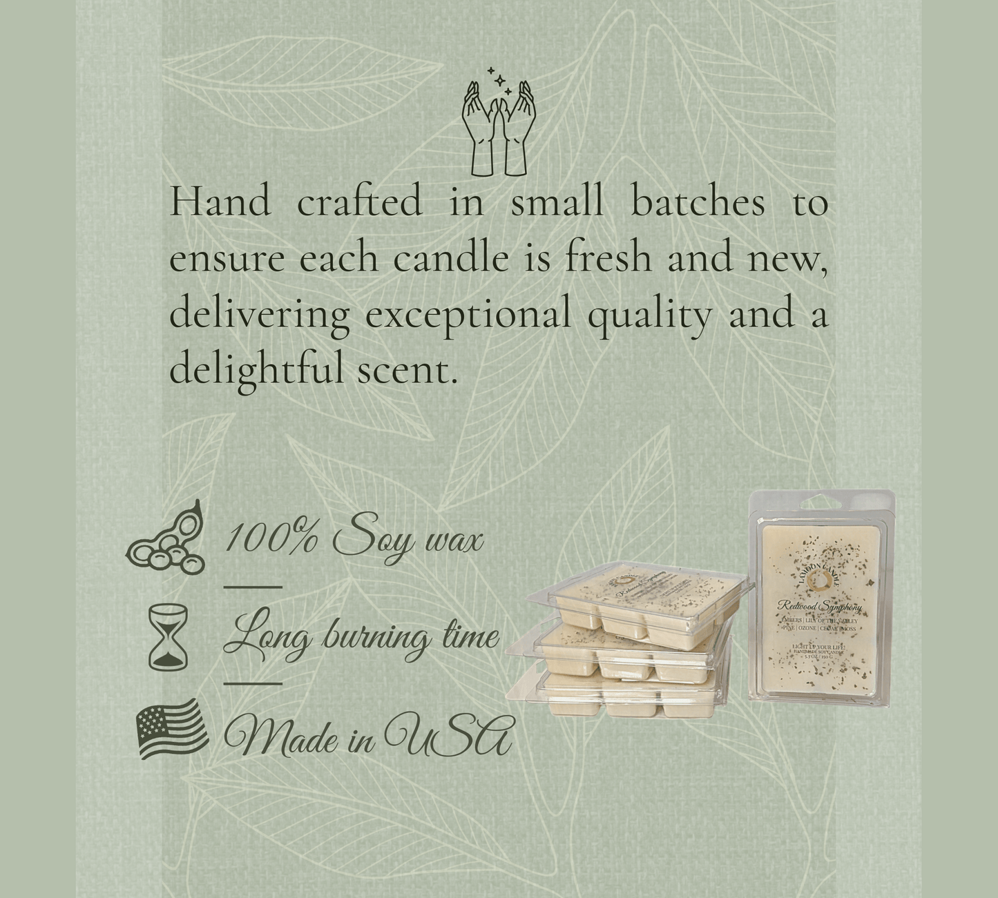 Redwood Symphony - Scented Wax Melts - LaMoon Candle