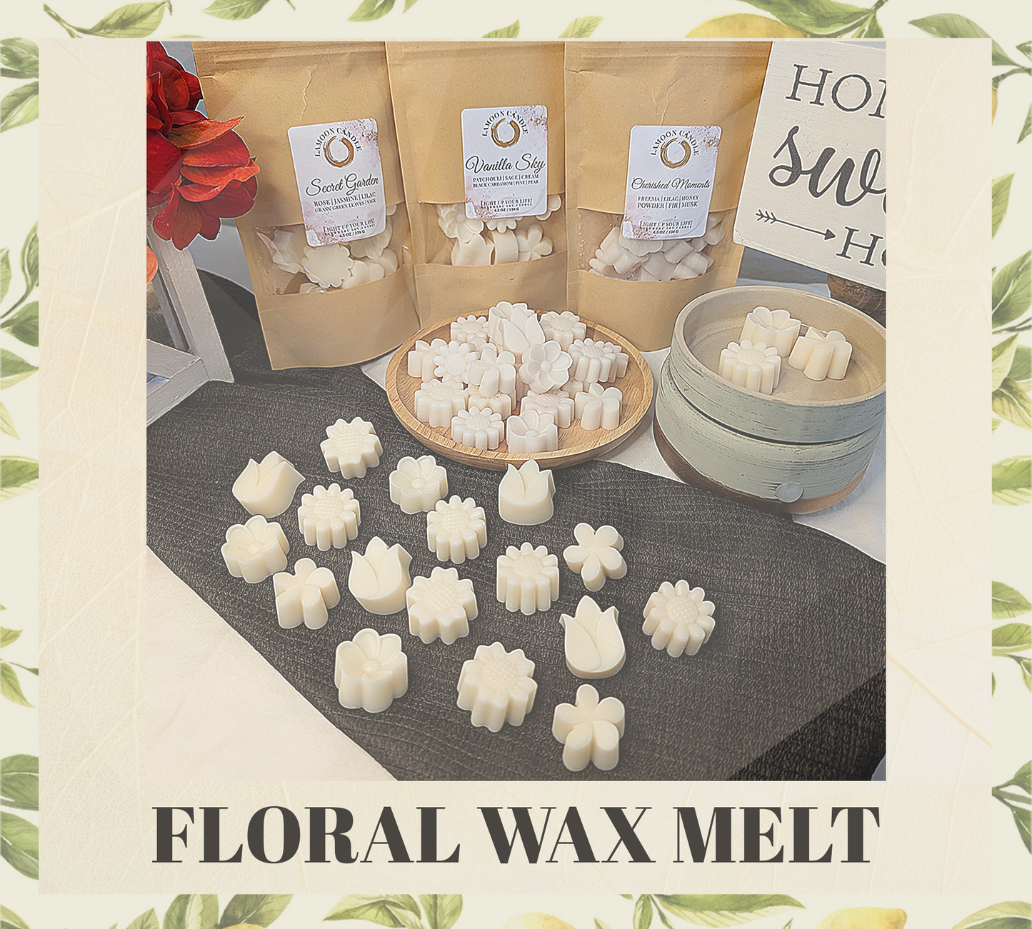 Sweet Lemon Bliss - Springtime Collection Floral Wax Melts