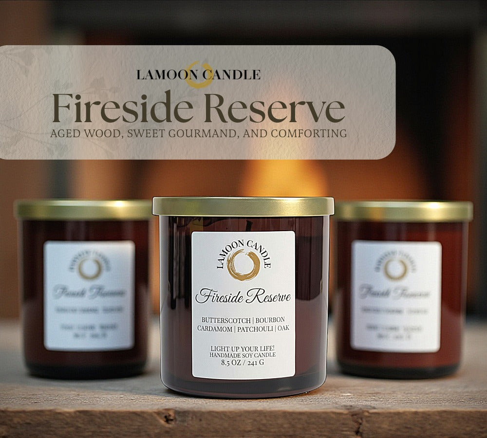 Scented Soy Candle | Fireside Reserve