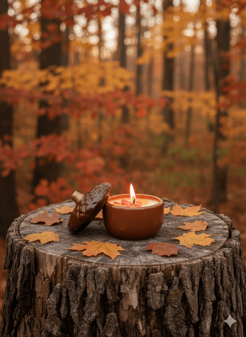Sugared Spice - Acorn Soy Wax Candle - LaMoon Candle