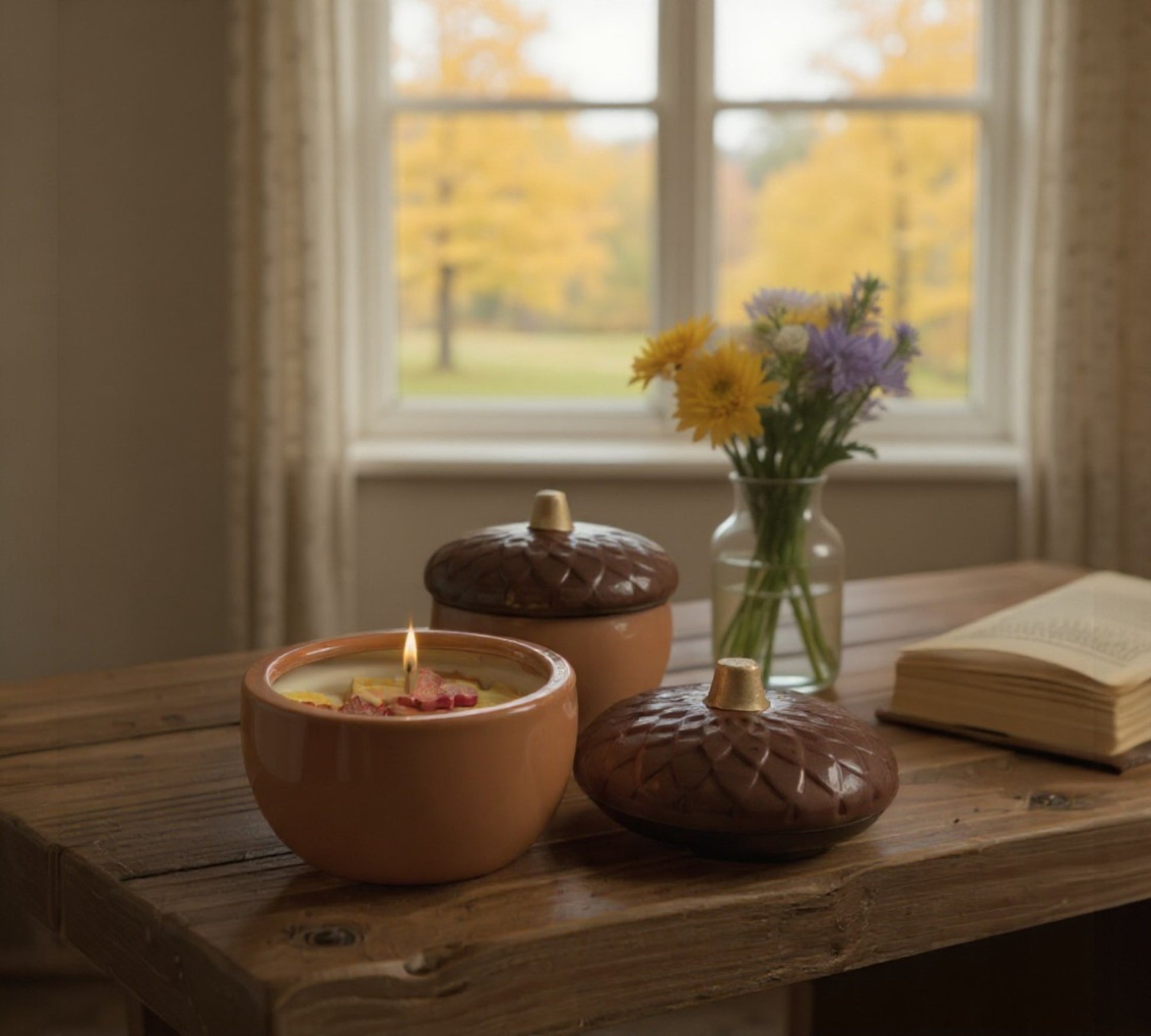 Sugared Spice - Acorn Soy Wax Candle - LaMoon Candle