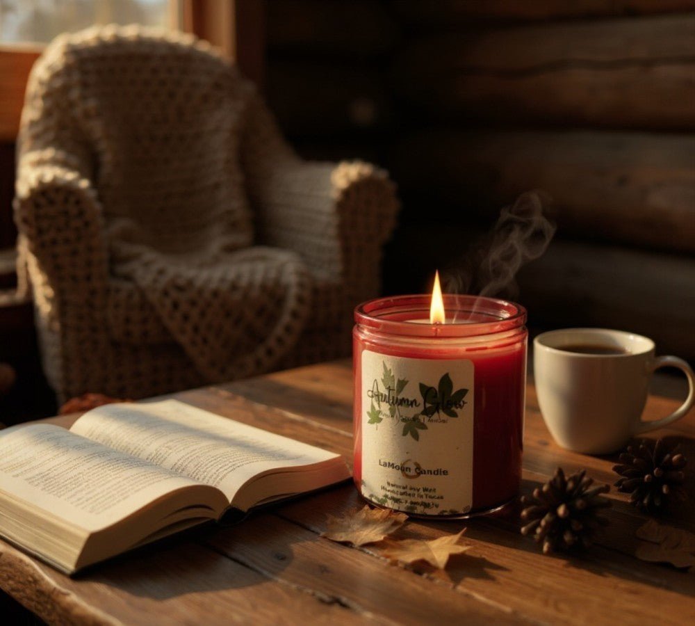 Autumn Glow - Medium Soy Wax Candle - LaMoon Candle