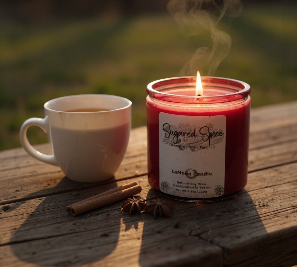 Sugared Spice - Medium Soy Wax Candle - LaMoon Candle