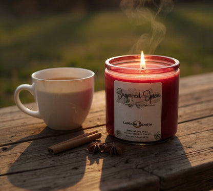 Sugared Spice - Medium Soy Wax Candle - LaMoon Candle
