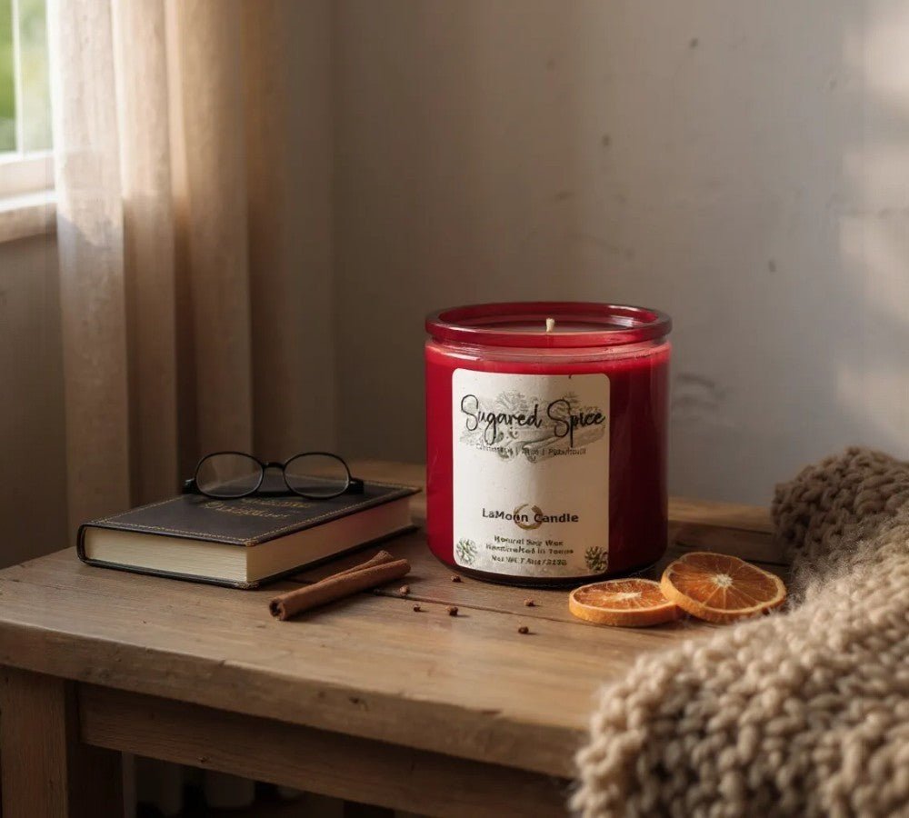 Sugared Spice - Medium Soy Wax Candle - LaMoon Candle