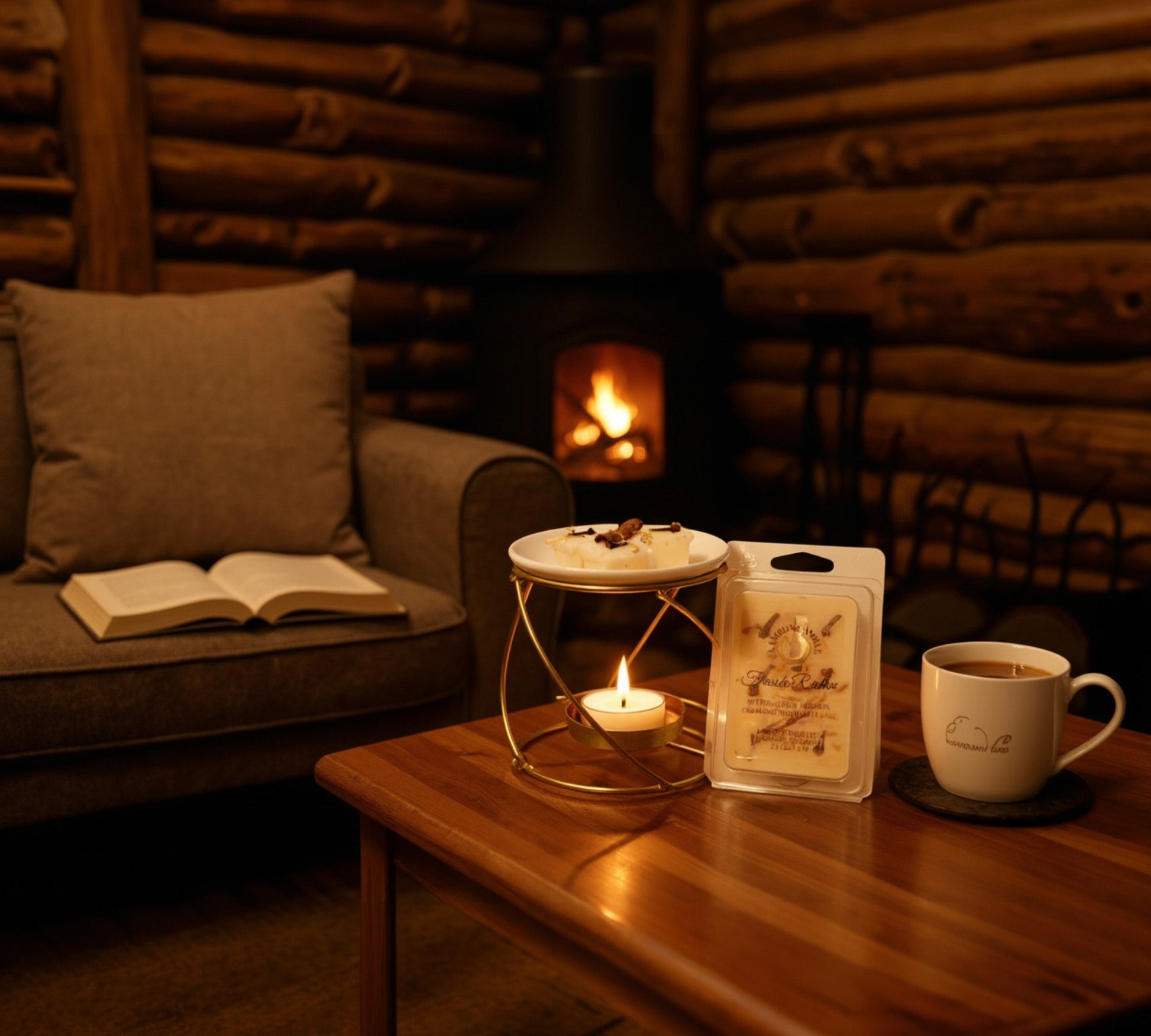 Fireside Reserve - Scented Wax Melts - LaMoon Candle