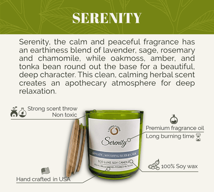 Serenity - Soy Wax Candle - LaMoon Candle