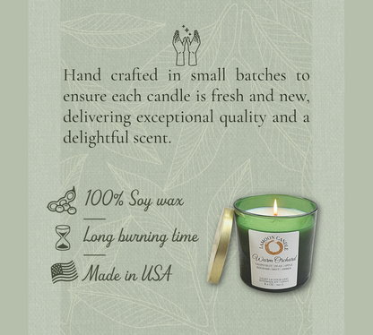 Warm Orchard - Forest Green Tumbler Soy Wax Candle