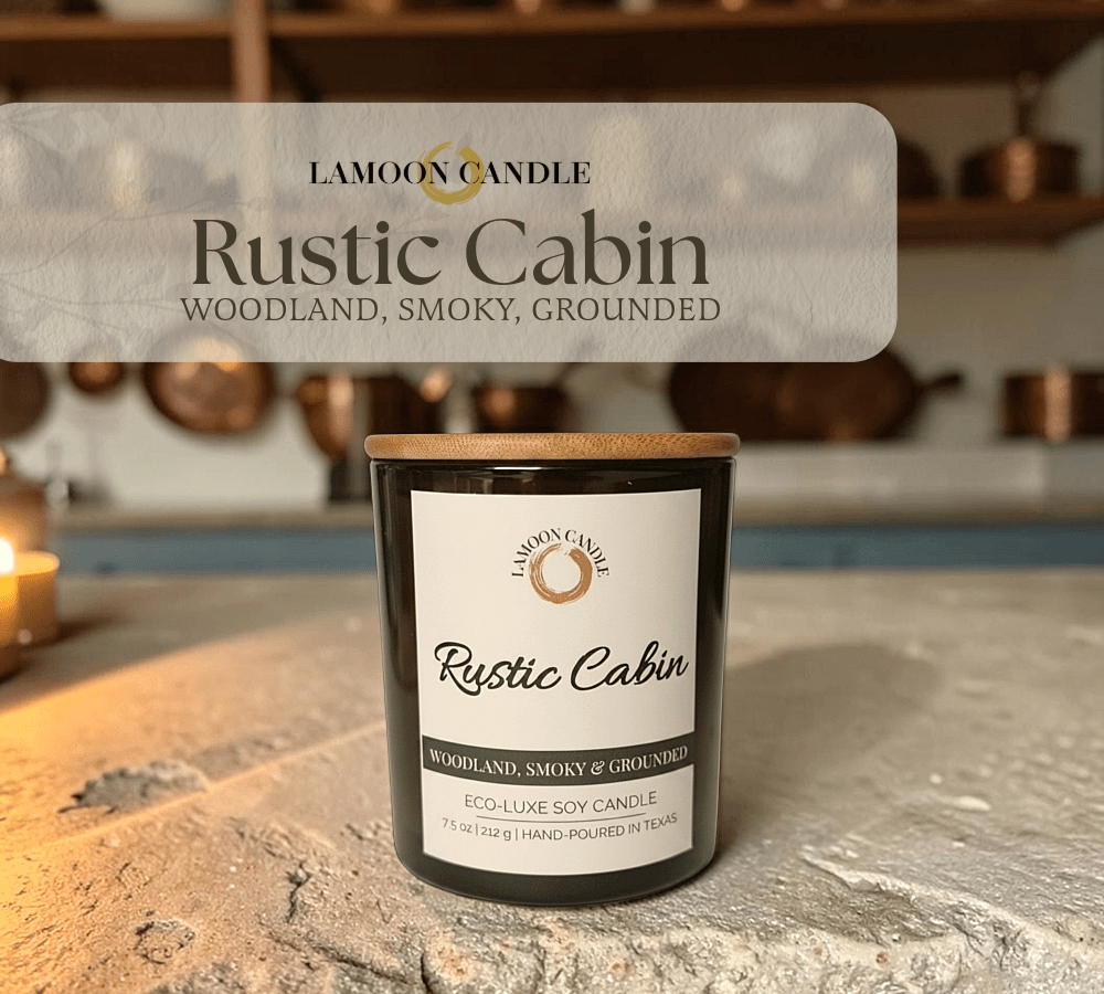 Rustic Cabin - Vintage Green Tumbler Soy Wax Candle - LaMoon Candle