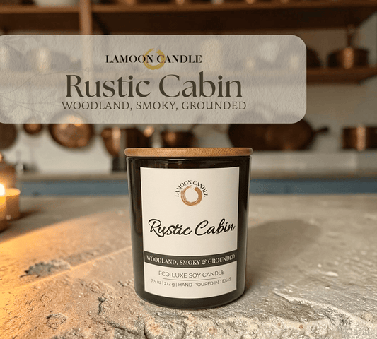 Rustic Cabin - Vintage Green Tumbler Soy Wax Candle - LaMoon Candle