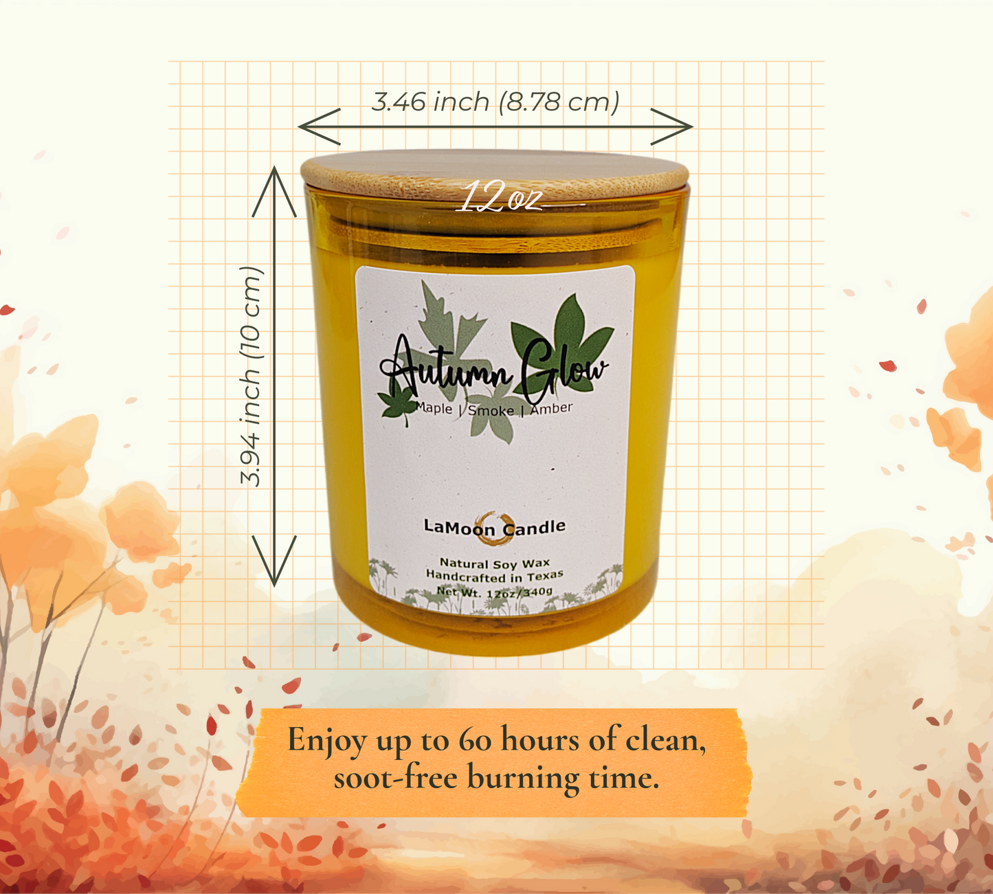 Autumn Glow - Large Soy Wax Candle