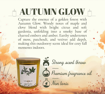 Autumn Glow - Large Soy Wax Candle