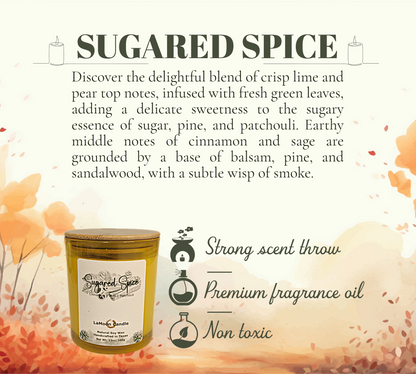 Sugared Spice - Large Soy Wax Candle