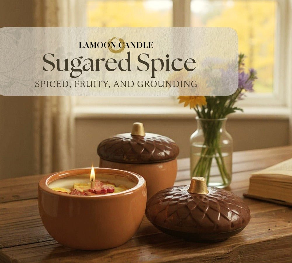 Sugared Spice - Acorn Soy Wax Candle - LaMoon Candle