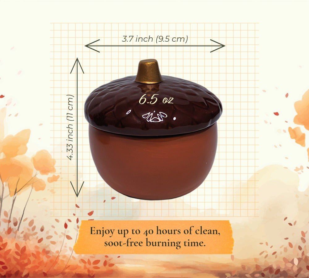 Sugared Spice - Acorn Soy Wax Candle - LaMoon Candle