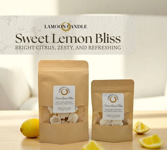 Sweet Lemon Bliss - Floral Wax Melts - LaMoon Candle