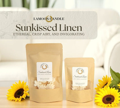 Sunkissed Linen - Floral Wax Melts - LaMoon Candle