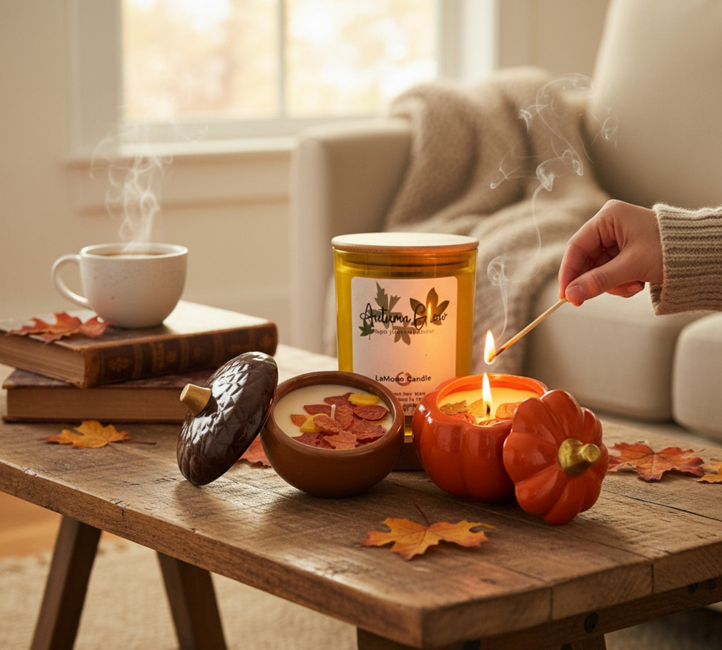 Gather and Glow Trio - Soy Wax Candle Set