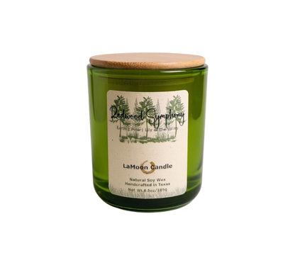 Redwood Symphony - Medium Lime Green Soy Wax Candle